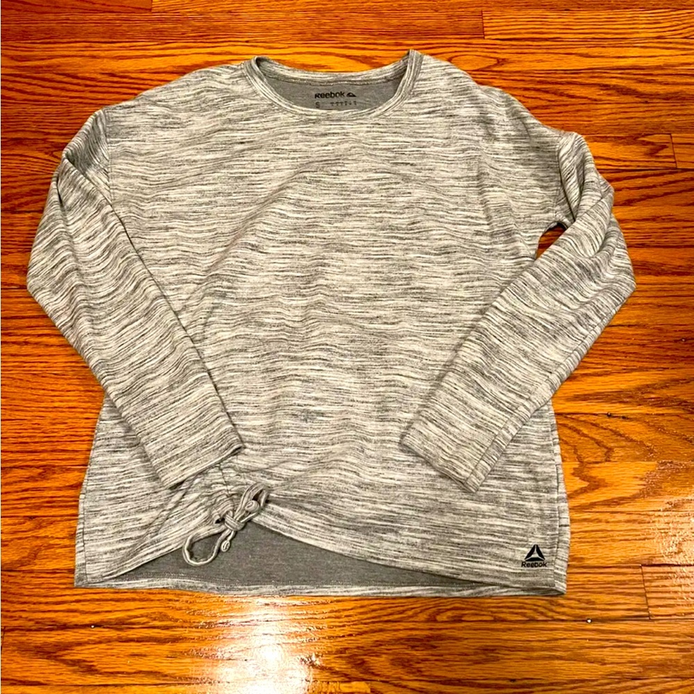 Women’s Rebook Space‎ Gray Crew Neck Sweatshirt- Size S- Pre-owned